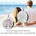 2PCS Aromatherapy Essential Oil Diffuser Necklace Stainless Steel Pendant Locket 12 Felt Pads