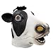 Lubber Costume Cow Mask Latex Animal Head Mas Black