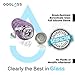 GoGlass Terra Borosilicate Glass Water Bottle With Silicone Sleeve 24oz, No Plastic, Modern Large Drinking Reusable Travel Bottles (Ocean Blue)