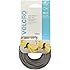 VELCRO Brand One Wrap Thin Ties, Black & Gray, 8 x 1/2-Inch, 50 Count (90924)