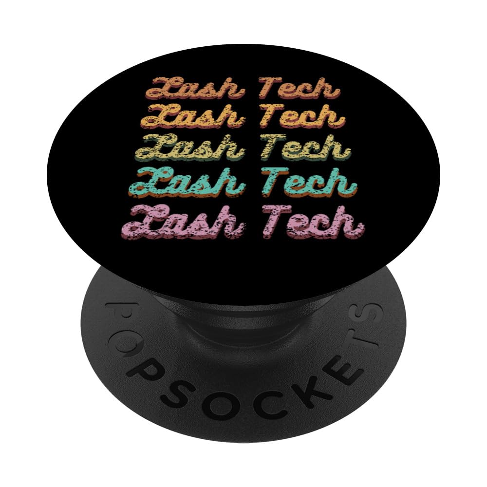 Vintage Lash Tech Lash Technician Retro Lash Tech PopSockets Swappable PopGrip