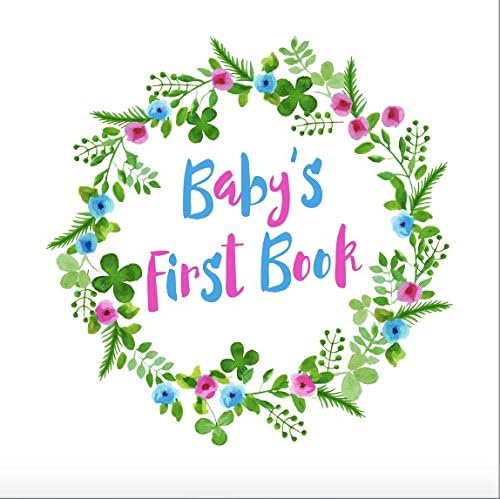 Tiny Angel Baby Memory Book ~ 46 Pages ~ Keepsake Journal & Record Book For Little Ones ~ Floral Cover ~ Perfect Babyshower Gift ~ For Boys & Girls ~ Envelope included ~ Hand & Footprint Page
