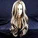 Fabulous Long Wavy BROWN mix Blonde Ladies Wig