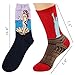 HSELL Mens Funny Pattern Dress Socks Crazy Design Cotton Socks Novelty Gifts for Men