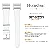 Mornex Replacement Leather Band Compatible with Fitbit Charge 2, Classic Genuine Leather Wristband for Men Women(White-Silver Buckle)