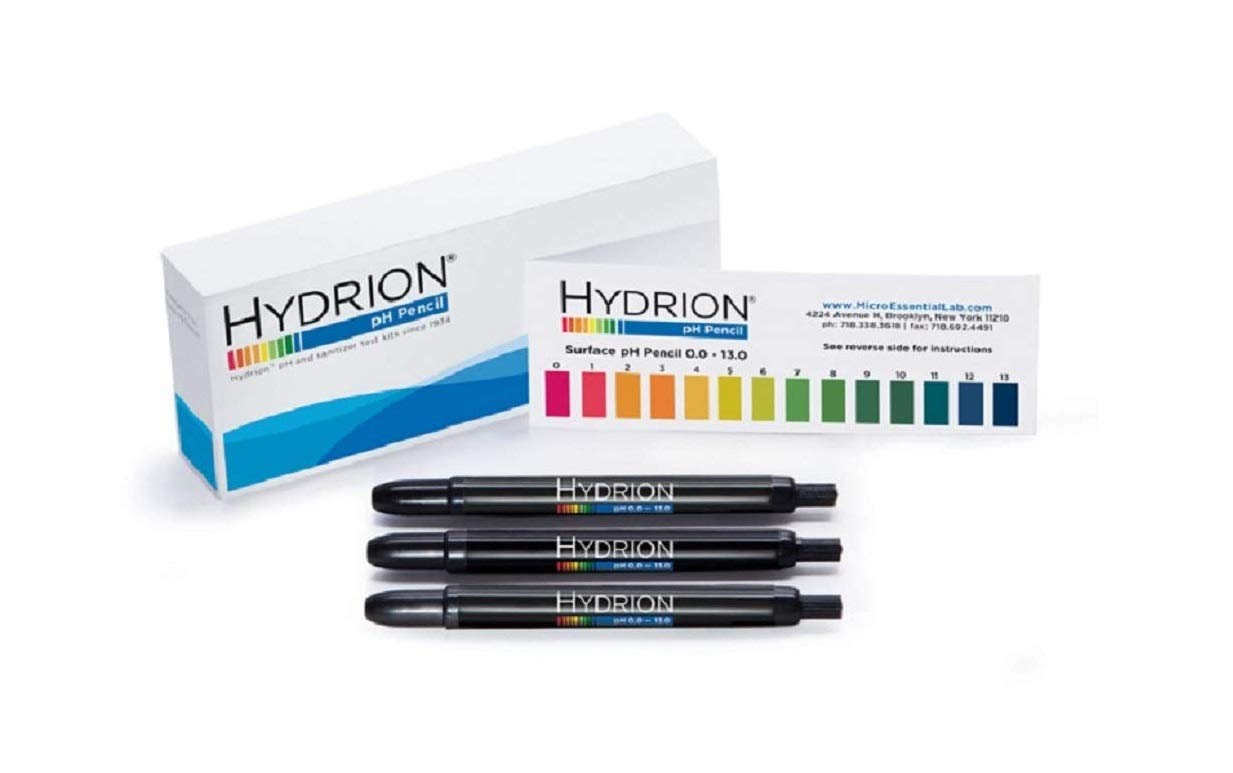 3 Pack Hydrion P12m Insta Chek 013 Range Mechanical Ph Pencils