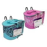 Huffy Quick Release Front Handlebar Bicycle Bike Cycling Portable Lift Off Basket with Canvas Insulated Bag Cooler
