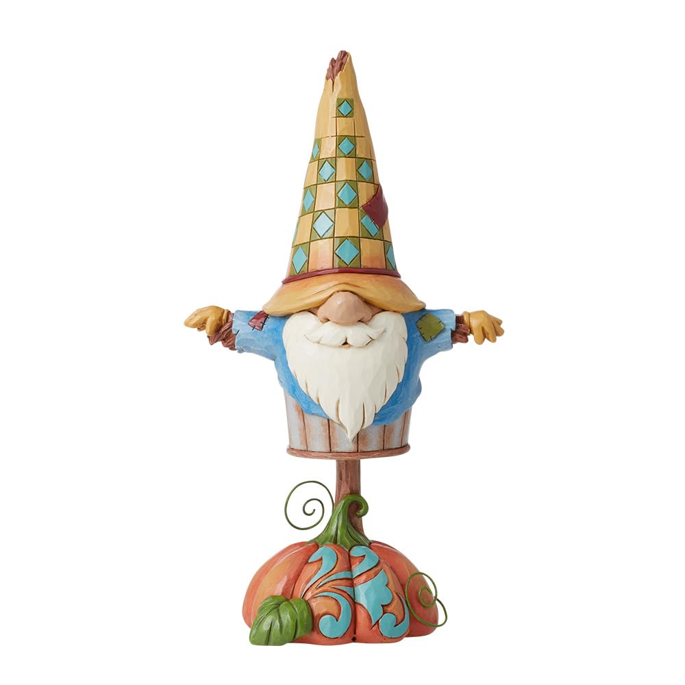 Enesco Jim Shore Harvest Scarecrow Gnome Figurine