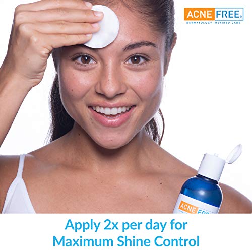 AcneFree Witch Hazel Mattifying Toner Pack of 2, 8.4oz each, With Witch Hazel, Glycolic Acid, Aloe Vera, Toner to Help Rebalance Skin's PH and Remove Excess Oil
