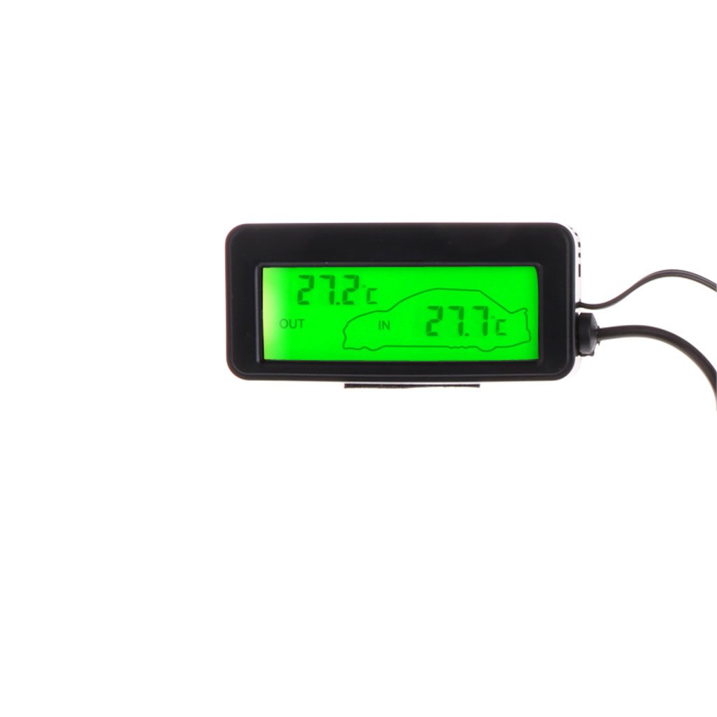 Qisuw Thermometer für den Innen und Außenbereich, MiniDigitales LCD
