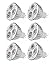 CTKcom MR16 3W LED Bulb(6 Pack)-Warm White 2700K LED Bulbs 35W Halogen Equivalent Ultra Bright 60 Degree Beam Angle Recessed Track Light Landscape 300 Lumens MR16 Spot Lamps 12V