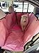 HAOCOO Pet Seat Cover Waterproof and Washable for Cars, SUV, Vans & Trucks (Pink Flower)
