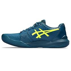 ASICS Men's Sneaker, Restful Teal Safety Yellow, 14