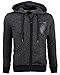Fresh Brand Men's Marled Hoodie Sweater - Full Zip Front with Chest Pocket