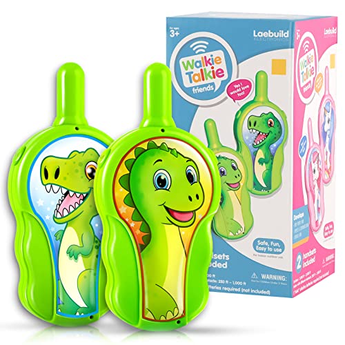 Kids Toys for 3-12 Years Old Boys Girls, Walkie Talkies for Kids Toddlers, Dinosaur Walkie Talkies Long Distance Birthday Holiday Camping Outdoors,Two Way Radio Gifts 5-10 Easter Basket Stuffers