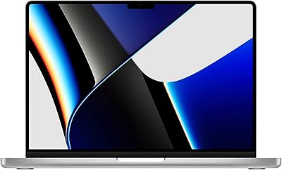 Apple 2021 MacBook Pro with Apple M1 Pro Chip, 14-inch, 16GB RAM, 1TB SSD Storage, Silver (Renewed)