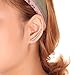 L&N Rainbery Bar shape Diamond Ear Climbers in 14K gold and silver fashion earrings jewelry (Silver)