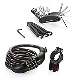 IYAYA 16 in 1 Multi-Function Bike Bicycle Cycling Mechanic Repair Tool Kit With 3 pcs Tire Pry Bars Rods