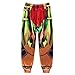 KIDHF Moana Maui Boys Cartoon Comfy Loose 2-Piece Long Pajama Set Sleepwear, 120/6-7Y