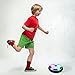 Happy Gift Gifts for 3-12 Years Old Boys, WINL Interesting Air Power Football Toys Training Football Game(Style2 Black)