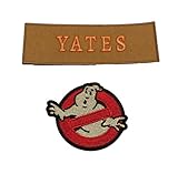 GHOSTBUSTERS III New Movie Characters Set of 2 Iron-On/Sew On PATCHES (YATES)