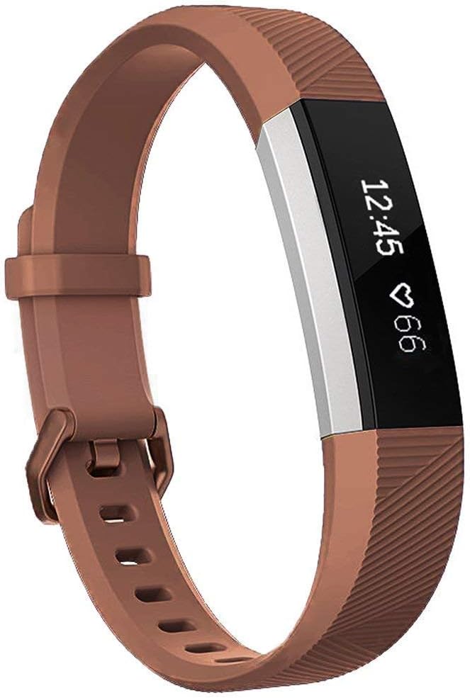 Henoda Compatible with Fitbit Alta/Fitbit Alta HR Bands, Soft Replacement Band Adjustable Sport Strap Compatible for Fitbit Alta/Fitbit Alta HR/Fitbit Ace Fitness Wristbands for Women Men Kids