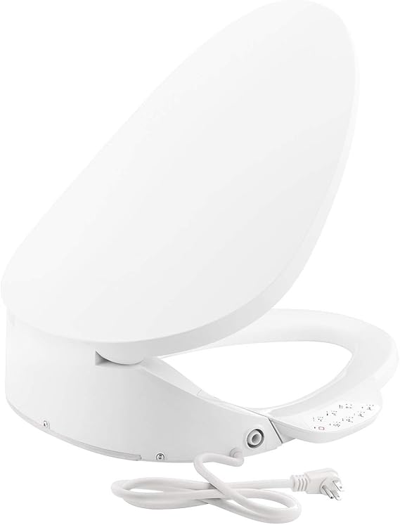 KOHLER K41080 C3 230 Electric Bidet Seat, White with Touchscreen