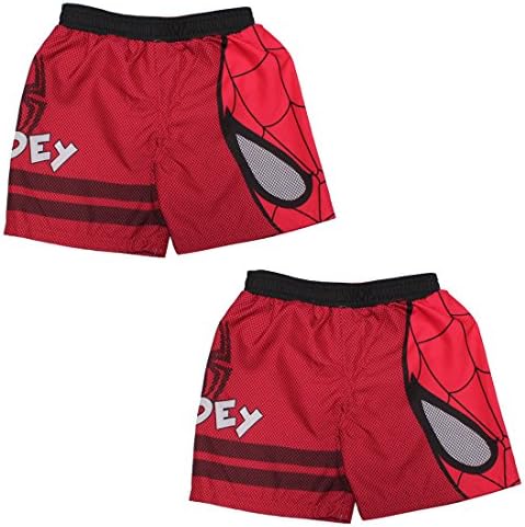 (Pack of 2) Baby Boys MARVEL COMICS SPIDERMAN Dri-Fit Swim Shorts / Trunks