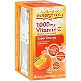 Emergen-C Super Orange, 1000 mg of Vitamin C, 0.32 Ounce, 30-Count