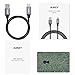 AUKEY USB C Cable 3ft Braided, USB 3.0 Type C Cable Fast Charge & Super-Speed Data Transfer for Samsung Galaxy Note 9 S9 Note 8 S8 S8+, LG V30 V20 G6 G5, HTC U11/10