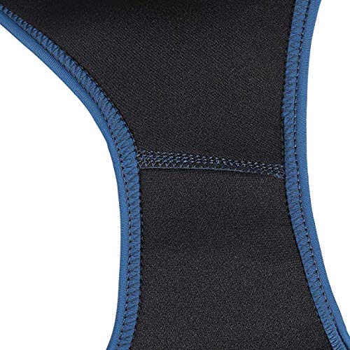 EYCE Women's Wetsuits Top Premium Neoprene 3mm Zipper Diving Sailing Snorkeling Kayaking Vest (Blue & Aqua, Medium) - Thumbnail 4