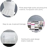 WYAN 60 AA 40 AAA Battery Organizer Storage Case Transparent view 6