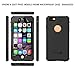 iPhone 6/6s Waterproof Case,Redpepper IP68 Certified Clear Underwater Full Body Built-in Screen Protector Shock/Snow/Dirt proof Extreme Durable Waterproof Case for iPhone 6/6s.(Black)