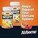 Airborne Adult & Kids Assorted Fruit Flavored Gummies Value Pack-Immune Support Supplement with 1000 mg of Vitamin C, Vitamin E, Echinacea & Selenium, 21 Count (1 Each)