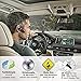 Bluetooth Headset【Upgraded Bluetooth V5.0】, Handsfree Earpiece Wireless Earphone in-Ear Earbud Headphone with Microphone and Mute Key for Business/Office/Driving (240 Hours Standby Time, Black)