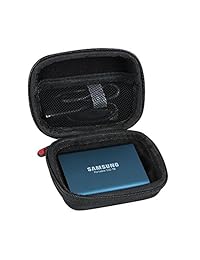 Eva Funda de viaje rígida para Samsung T5 SSD portátil por Hermitshell