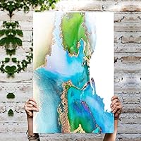 Canvas Wall Art Color Canvas Prints Home Artwork Decoration for Living Room,Bedroom - 12x18 inches