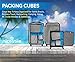 NICESTILE Set of 4 Lightweight Packing Organizers - Travel Packing Cube Set to organize suitcase or backpack