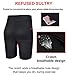 Ursexyly Workout Shorts Bodybuilding Running Training Jogging Cool Dry Baselayer Tights Leggings Pants (Black Sauna Pant, L)