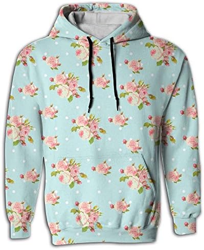 Small Roses BTS Hoodie Print Drawstring Graphic Hoodies