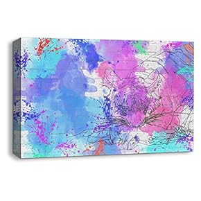 Canvas Wall Art Abstract Ink Animals...