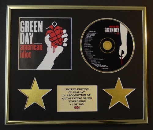 GREEN DAY/CD DISPLAY/LIMITED EDITION/COA/AMERICAN IDIOT