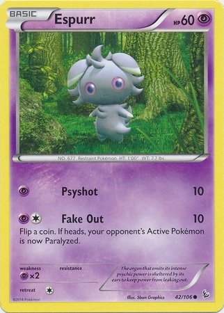 Pokemon - Espurr (42) - XY Flashfire
