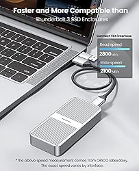 ORICO Upgraded M.2 NVMe SSD Enclosure 40Gbps