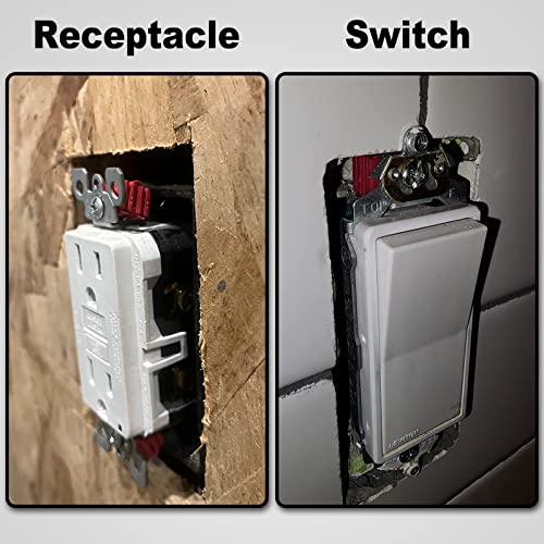 Outlet Spacers for Electrical Box, RonJea 96 PCS Switch and Receptacle