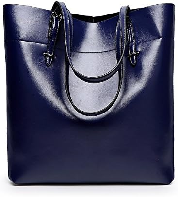 Women's New Fashion Handbag PULeather Shoulder Bags Tote Bags Hot Sale (Navy)