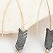 Threader Drop Earring Arrow Dangle Hoops Retro Unique Ear Crawler Earrings Climber Long Ear Line Jewelry Grey Tone
