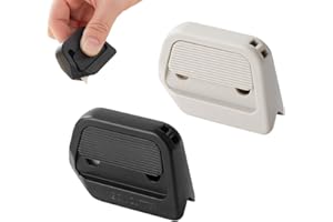 2-Pack Mini Ceramic Box Cutters (White & Black) - Auto-Retractable Blade, Stays Sharp Longer, Safe Paper & Cardboard Cutter