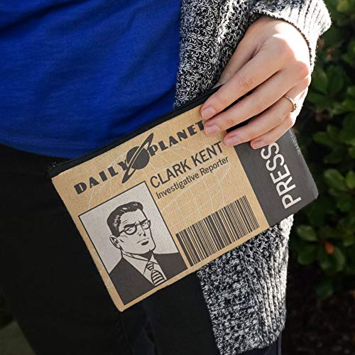 Superman-Clark-Kent-Press-Pass-Makeup-Cosmetic-Bag-Organizer-Pouch