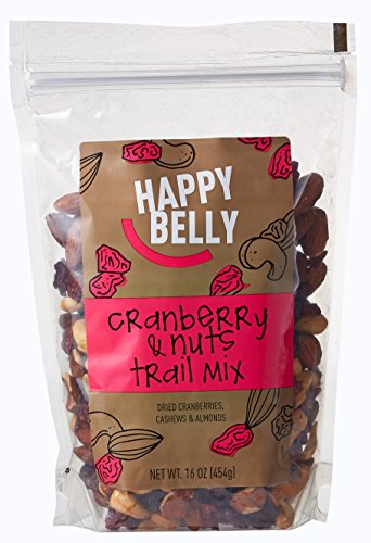 Happy Belly Cranberry & Nuts Trail Mix, 16 Ounce, Pack of 2